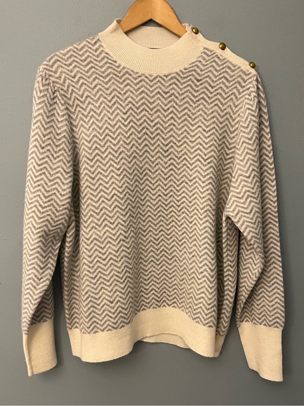 J. Crew Chevron Sweater